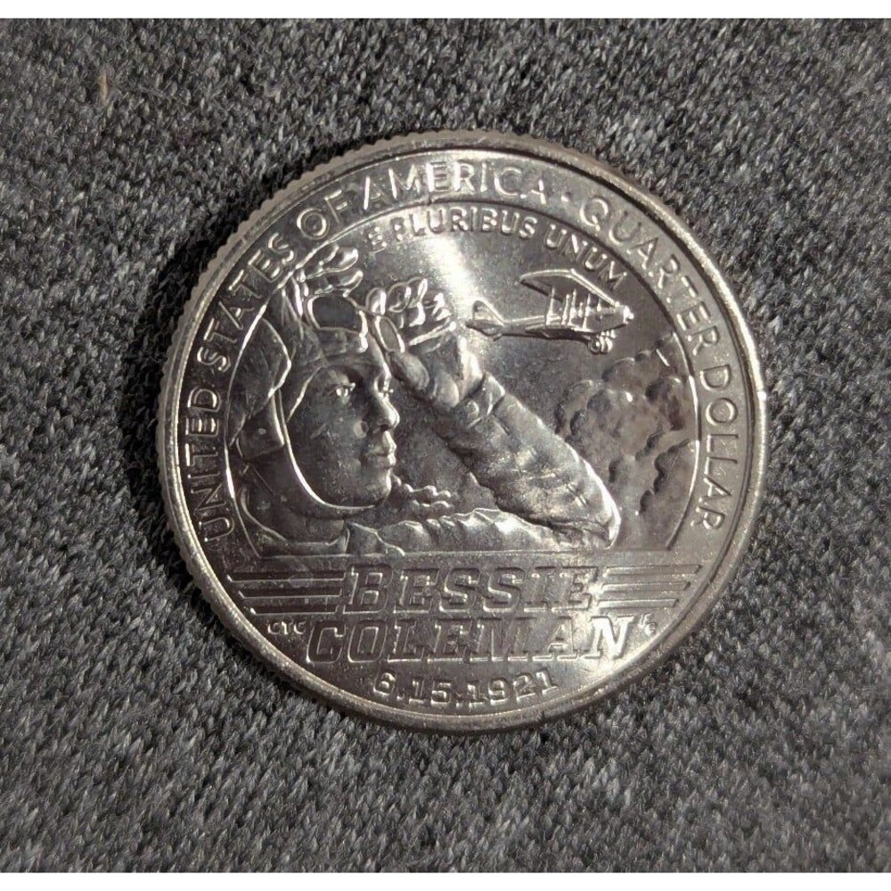 Error In Cod We Trust Bessie Coleman Quater 2023 P